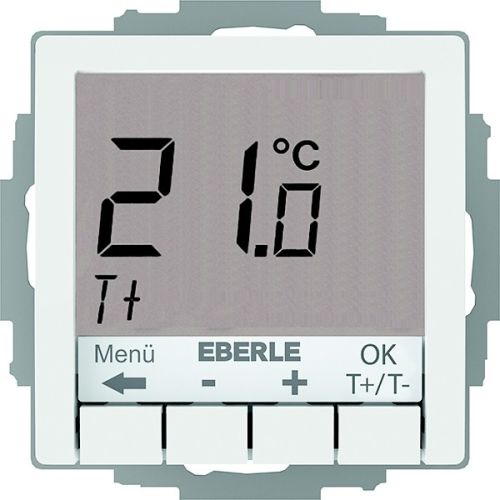 Bild: Eberle UP-Thermostat Hinterleuchtung we UTE4100R-RAL9010-G55