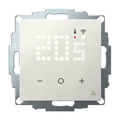 Eberle Raumthermostat UTE 3800-U | Smart Home | Matter | Touchscreen | programmierbar | Fußbodenheizung | 230V | weiß