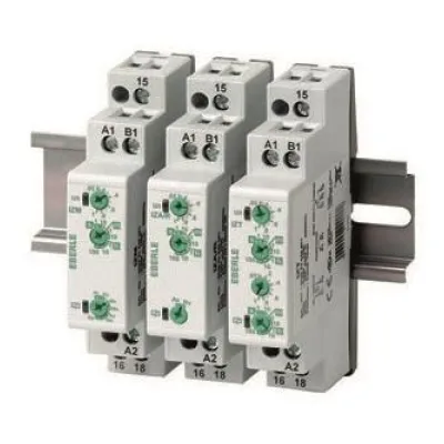Eberle Zeitrelais IZT 053053649001 | Taktgeber 24–240V AC/DC | Zeitbereich 0,05s–100h | 1 Wechsler | Hutschiene