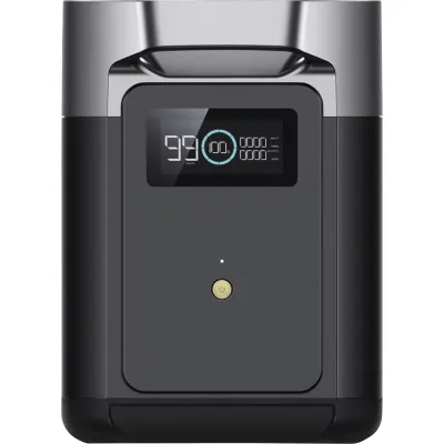 EcoFlow Erweiterungsakku für DELTA 2 | 1024 Wh Lithium Zusatzakku | Smart Extra Battery | schwarz | 52,5x37,6x26,7 cm