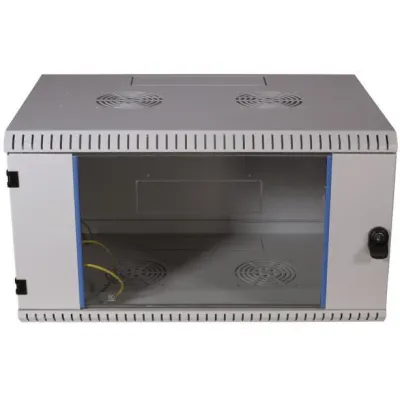 EFB Elektronik 19" Wandgehäuse 691721VGR.60 | Netzwerkgehäuse 21HE | 600mm Tiefe | Stahlblech | IP20 | RAL7035 Grau