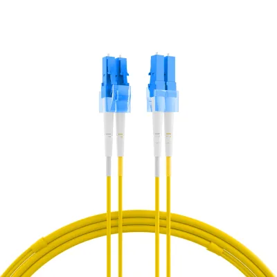 EFB LWL-Patchkabel O0350.5 | Glasfaser Duplex Jumper LC-LC | Singlemode OS2 | 5m | 9/125 µm | LSZH | gelb