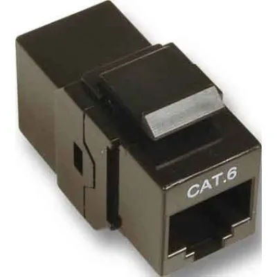 EFB Modular-Adapter 37486.1 | Keystone Einbauadapter RJ45 STP | Cat.6 | 2x Buchse | geschirmt | Snap-In | Metallgehäuse