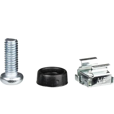 EFB Elektronik Käfigmutternset M6 komplett 691099M(VE20) | Rackmontage Set | Stahl verzinkt | mit Schrauben