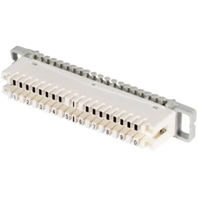 EFB LSA-Trennleiste 46005.1 | 2/10 zu 10DA | Trennstecker | Schneidklemmverbindung | Überspannungsschutz | grau