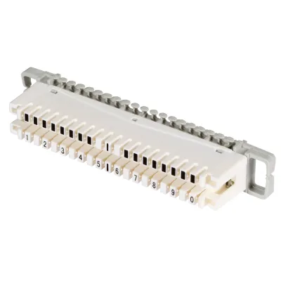 EFB LSA-Trennleiste 46005.1 | 2/10 zu 10DA | Trennstecker | Schneidklemmverbindung | Überspannungsschutz | grau