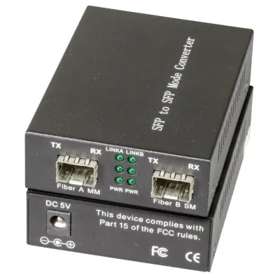 EFB Elektronik Media Konverter EL031 | 2x SFP Gigabit Ports | Kupfer zu LWL | Metallgehäuse | Autonegotiation | 5V DC