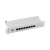 Bild: Helos Mini Patchpanel 37736.8 | 8x RJ45 Ports | Cat.6 geschirmt | 1HE 10 Zoll | Wandmontage/Hutschiene | grau