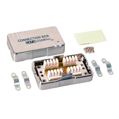 EFB-Elektronik Verbindungsmodul Cat.6 37596.2 | Kabelverbinder 250MHz | LSA-Leisten | geschirmt | Kabeleinlass 7,5mm