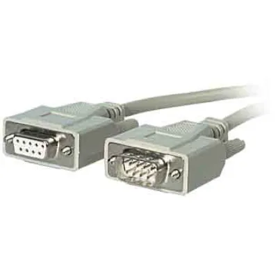 EFB Datenkabel seriell 1:1 EK131.3 | D-Sub 9-polig Stecker/Buchse | 3m | geschirmt | vergossen | beige