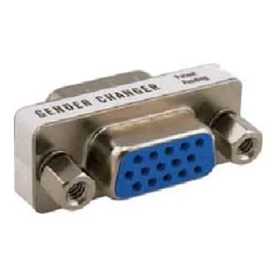 EFB-Elektronik Mini Gender Changer EB420 | HD-DSub Adapter 15-polig | Buchse/Buchse | kompakt | High Density
