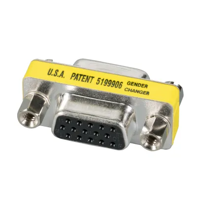 EFB-Elektronik Mini Gender Changer EB420 | HD-DSub Adapter 15-polig | Buchse/Buchse | kompakt | High Density