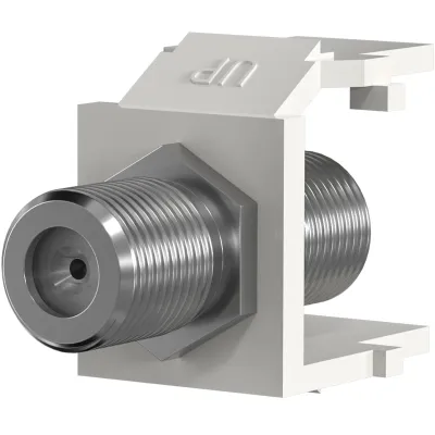 Efbe-Schott Keystone Einbauadapter F-Verbinder, weiß EB539