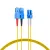 Bild: EFB LWL-Patchkabel O0360.1 | Singlemode OS2 Duplex 2 Fasern | LC-Duplex auf SC-Duplex | 9/125µm | 1m | gelb