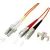 Bild: EFB LWL-Patchkabel O0360.1 | Singlemode OS2 Duplex 2 Fasern | LC-Duplex auf SC-Duplex | 9/125µm | 1m | gelb