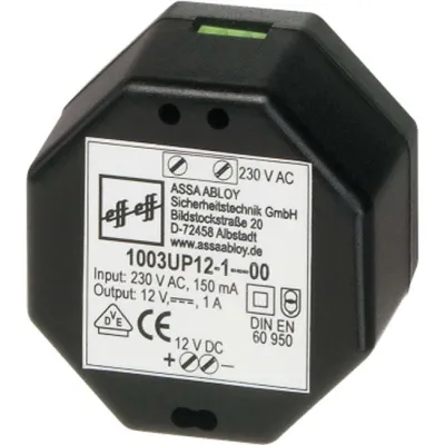 effeff Netzteil 1003UP-12-1-10 | 12V DC 1A | Unterputz Netzgerät | 230V AC | stabilisiert | kompakt | IP20