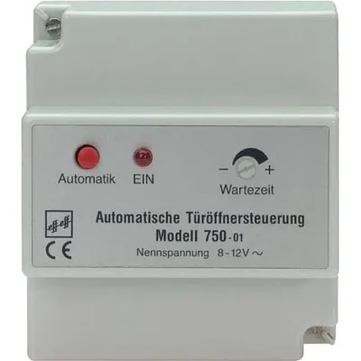 ASSA ABLOY effeff Türöffnersteuerung 750 | Zutrittskontrollsystem | Automatisch | 8-12V AC | AP-Montage | für Praxen