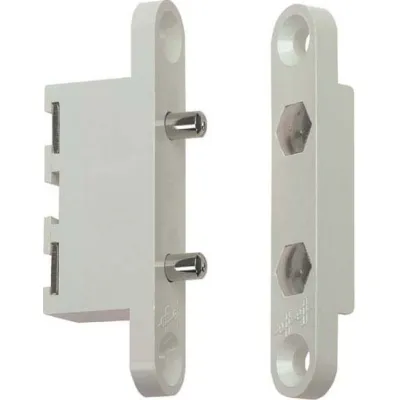 Assa Abloy effeff Stromübertrager 10305 | 2-polig | für Zweiflügeltüren & Fenster | 24V | 1,5A | Messing vernickelt