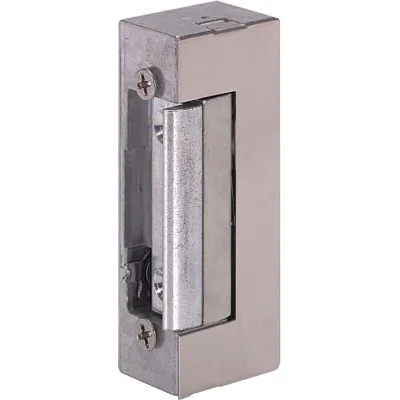 Assa Abloy Türöffner 17E-F41 | elektrisch | 24V DC | DIN links/rechts | mechanische Entriegelung | Edelstahl | Silber