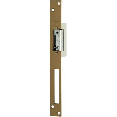 Assa Abloy effeff Türöffner 1705HZ L/R go 1705---01001E41 | elektrisch 12V DC | Arbeitsstrom | Flachschließblech | Gold
