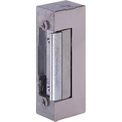 Assa Abloy effeff Türöffner 17E HZ L/R | Standard-Elektrotüröffner | 6-12V AC/DC | Einbau | flach | goldfarbig