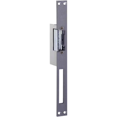 Assa Abloy effeff Türöffner 24E | Standard Elektro-Türöffner | 6-12V AC/DC | Entriegelung | DIN L/R | gold