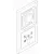 Bild: effeff UP-Fluchttürterminal Gira Standard,rw 1380-12-3--0400