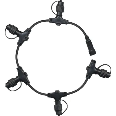 EGLO 490-21 5fach.Verteiler 24V L 70cm