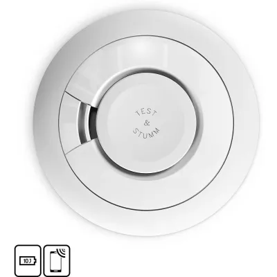 Ei Electronics Rauchwarnmelder Ei650i-3XD | 10-Jahres-Lithiumbatterie | AudioLINK | VdS | Q-Label | optisch | weiß