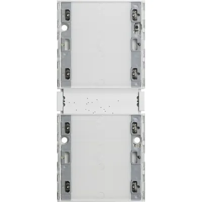 Gira KNX Tastsensor 3 Basis 2-fach 511200 | System 55 | Unterputz | 2 Tasten | rote Status-LED | Demontageschutz | IP20