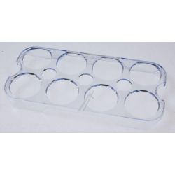 Eierablage für Kühlschrank Euna 210300003 Edelstahl, robust