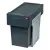 Bild: Einbauabfallsammler Hailo 3666101 AS Tandem 2x15 Liter dunkelgrau