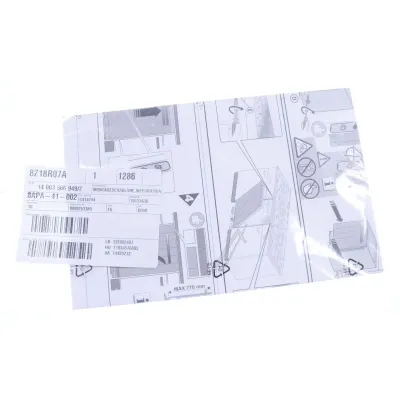 Einbauschablone für Geschirrspüler Electrolux 140035669492 Montagehilfe