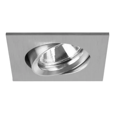 BRUMBERG Einbaustrahler GX5,3 | quadratisch | schwenkbar | Aluminium | 12V | 13W | ohne Leuchtmittel | IP20