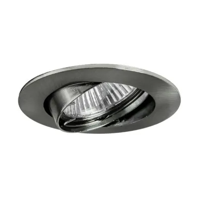 Brumberg Einbaustrahler 00326903 | GX5,3 | 50W | schwenkbar | rund | Aluminium chrom matt | 68mm Deckenausschnitt