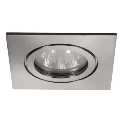 Brumberg Einbauleuchte 26005220 | GX5,3 50W Halogen | IP54 | Edelstahl V4A matt | quadratisch 82x82mm | Innen Außen