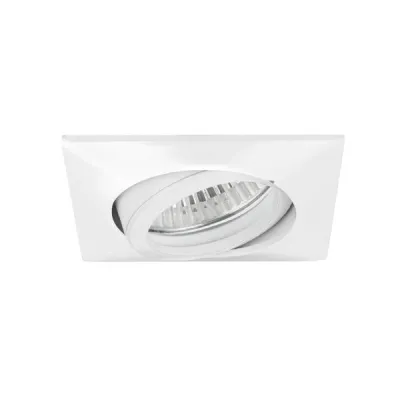 Brumberg NV-Einbaustrahler 1964.07 GX5,3 | quadratisch | schwenkbar 25° | 50W | Einbau | IP20 | ohne Leuchtmittel | weiß