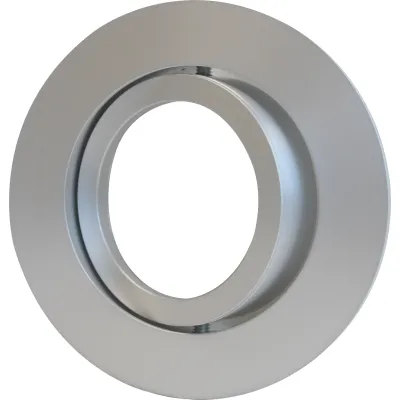 MEGATRON LED Einbaustrahler MT75202 | Einbauring 68mm rund | GU10/GU5.3 | schwenkbar 30° | Aluminium matt | IP20