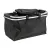 Bild: TESTRUT Einkaufskorb 2 Henkel Nylon | faltbar | Abdeckung & Reißverschluss | 23L | 15kg | schwarz
