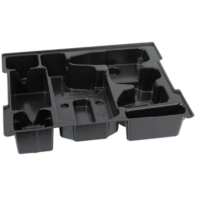 Bosch Einlage 1600A002VG für L-BOXX 136 | GSB/GSR 14,4/18V-LI/HX | Werkzeugaufbewahrung Kunststoff | Schwarz