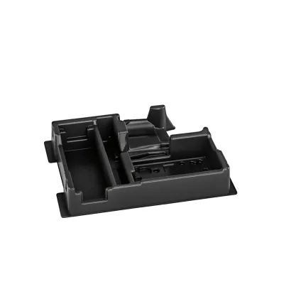 Bosch Einlage 1600A008B3 für GSS 18V-10 | Koffereinlage passend für L-BOXX 136 | 417x311x75mm | schwarz