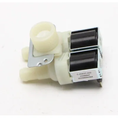 Einlaufelektroventil 2-fach 90° 2x15mm für Geschirrspüler Bitron Wasserzulauf, D