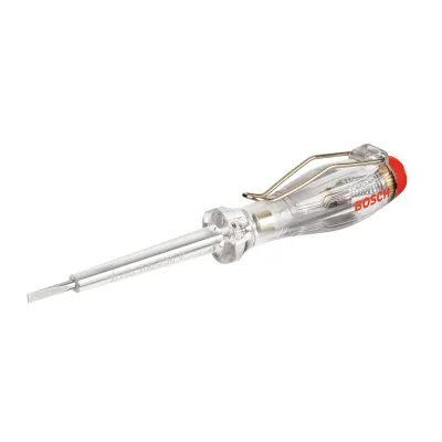 Bosch Spannungsprüfer 1600A02ND8 | 1-polig | Phasenprüfer | 120-250V | Glimmlampe | isolierter S2-Stahlschaft | 139 mm