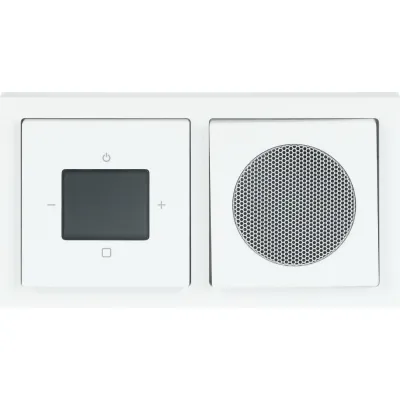 Busch-Jaeger Unterputz-Radio BTconnect DAB+ 8270 UJ-84-101 | Bluetooth | Radiowecker | weiß glänzend