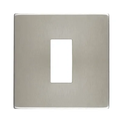 ekey Abdeckrahmen Unterputz 101372 | Fingerscanner Abdeckung | IP44/IP64 | Edelstahl | 85x85x7,2 mm