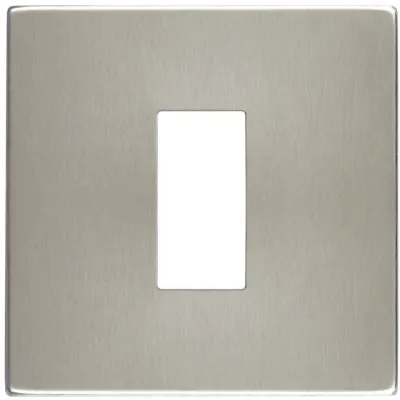 ekey Abdeckrahmen Unterputz 101372 | Fingerscanner Abdeckung | IP44/IP64 | Edelstahl | 85x85x7,2 mm
