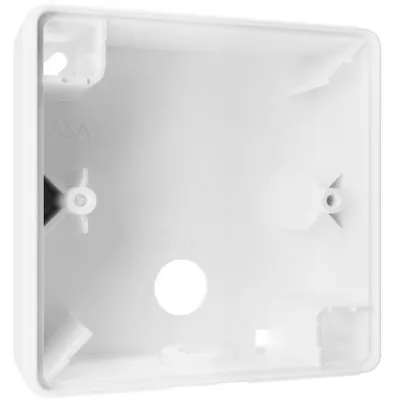 EKEY Aufputzgehäuse 203304 für xLine Fingerprint | 1-fach Basismodul | Kunststoff | quadratisch | 85x85x35mm | weiß