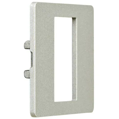 EKEY Dekorblende aluminium 101167 UP AL 50x50 für UP-Scanner