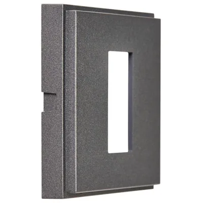 EKEY Einbaumodul 101381 für Fingerscanner UP | Gira TX44 Integration | anthrazit | Unterputz-Modul | Außenbereich