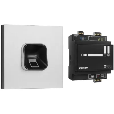 ekey Fingerprint Zutrittskontrollsystem 204707 Siedle Vario SM | biometrisch | bis 100 Nutzer | Ethernet | schwarz